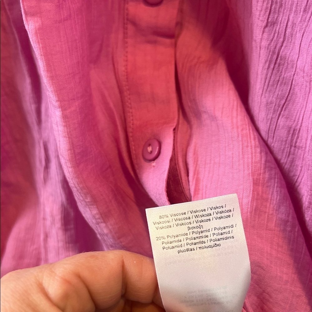 NWT Peppercoen Nabatbanzi Shocking Pink Midi Dress - Picture 9 of 10
